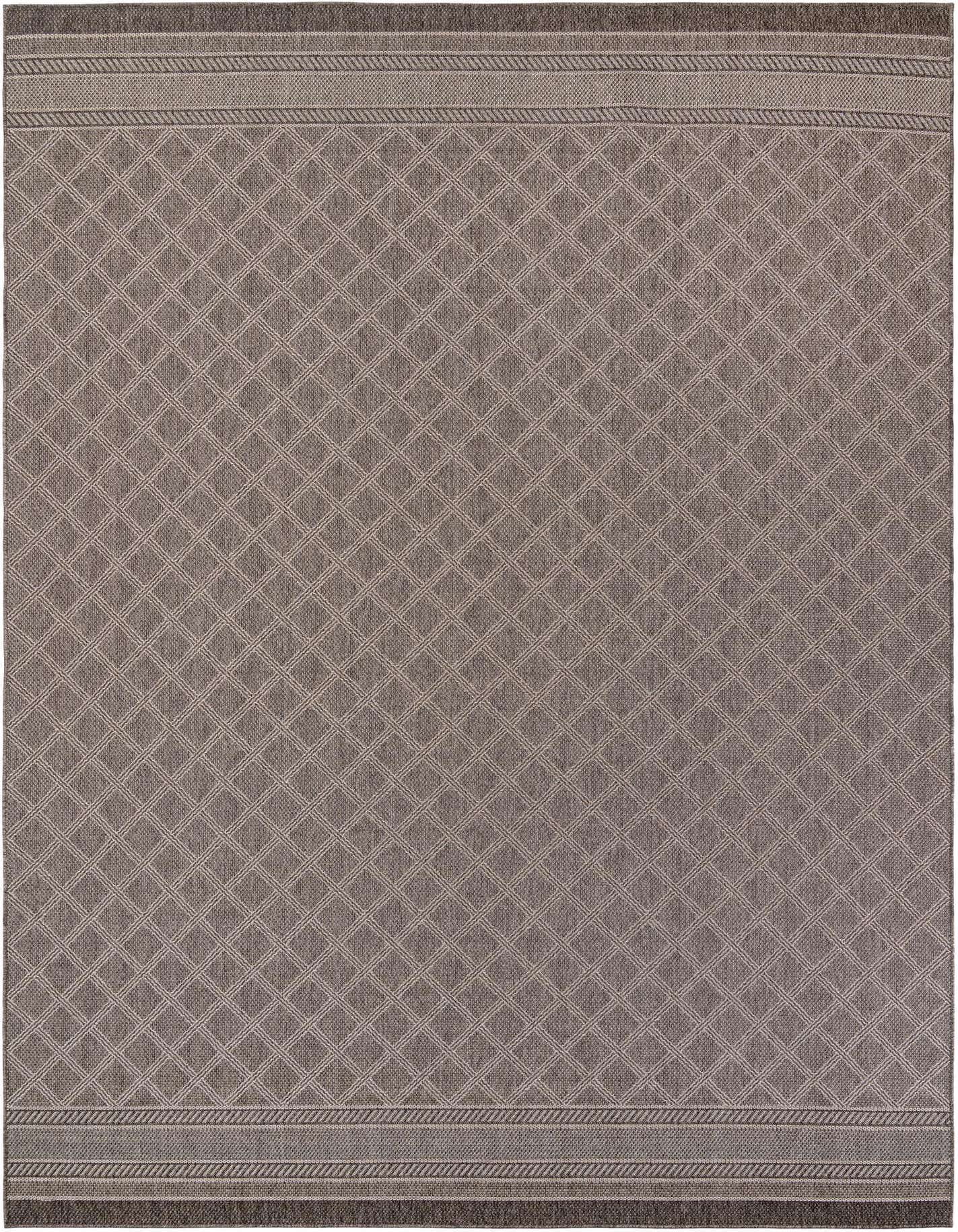 Primary image  10' x 14' 1  Washable Lattice Indoor / Outdoor Rug