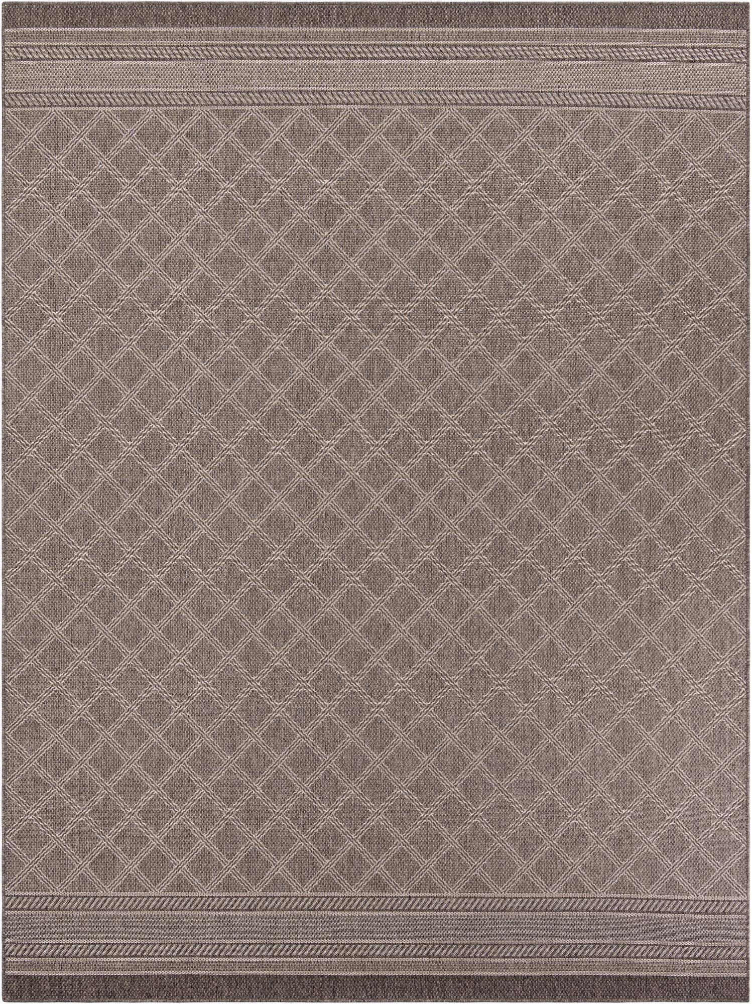  9' x 12'  Washable Lattice Indoor / Outdoor Rug