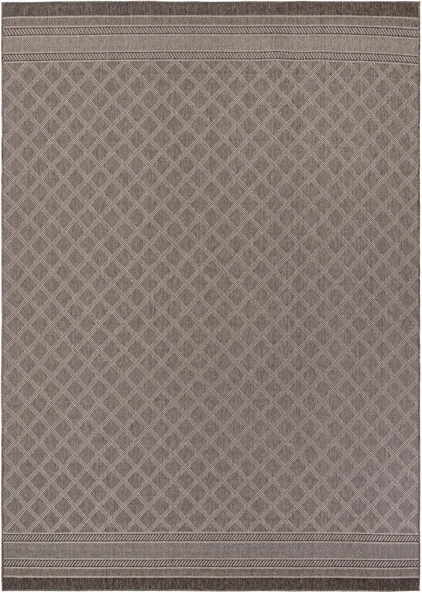 Primary image  10' x 14' 1  Washable Lattice Indoor / Outdoor Rug