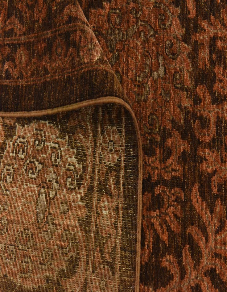 Detail image of  6' 8 x 9' 10  Hand Knotted Peshawar Ziegler Rug