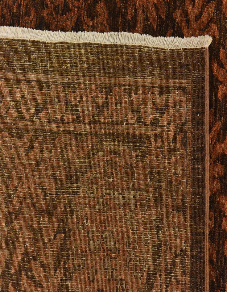 Detail image of  6' 8 x 9' 10  Hand Knotted Peshawar Ziegler Rug