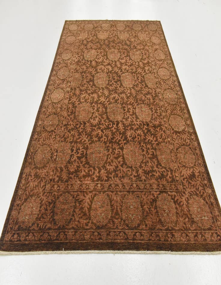 Detail image of  6' 8 x 9' 10  Hand Knotted Peshawar Ziegler Rug