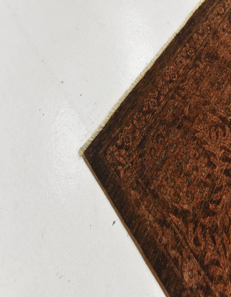 Detail image of  6' 8 x 9' 10  Hand Knotted Peshawar Ziegler Rug