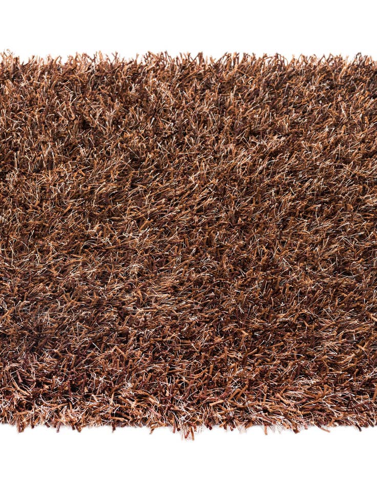 Detail image of  2' 7 x 4' 9  Hand Knotted Solid Shag Oriental Rug