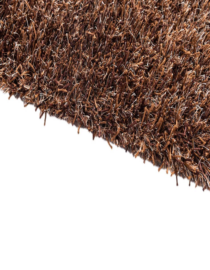 Detail image of  2' 7 x 4' 9  Hand Knotted Solid Shag Oriental Rug