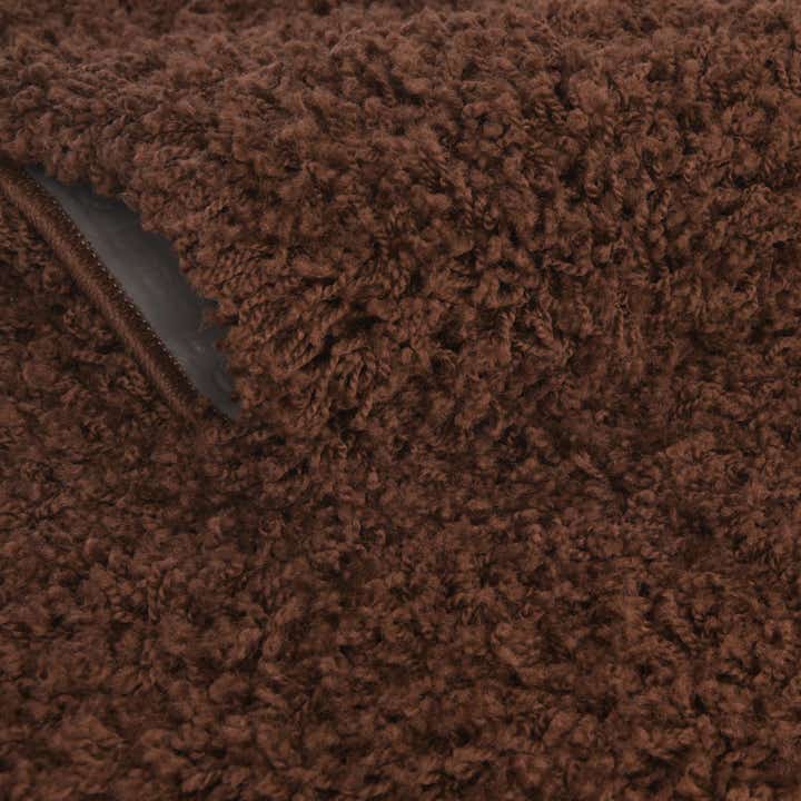 Chocolate Brown 9' x 12' 2 Solid Shag Rug | Rugs.com
