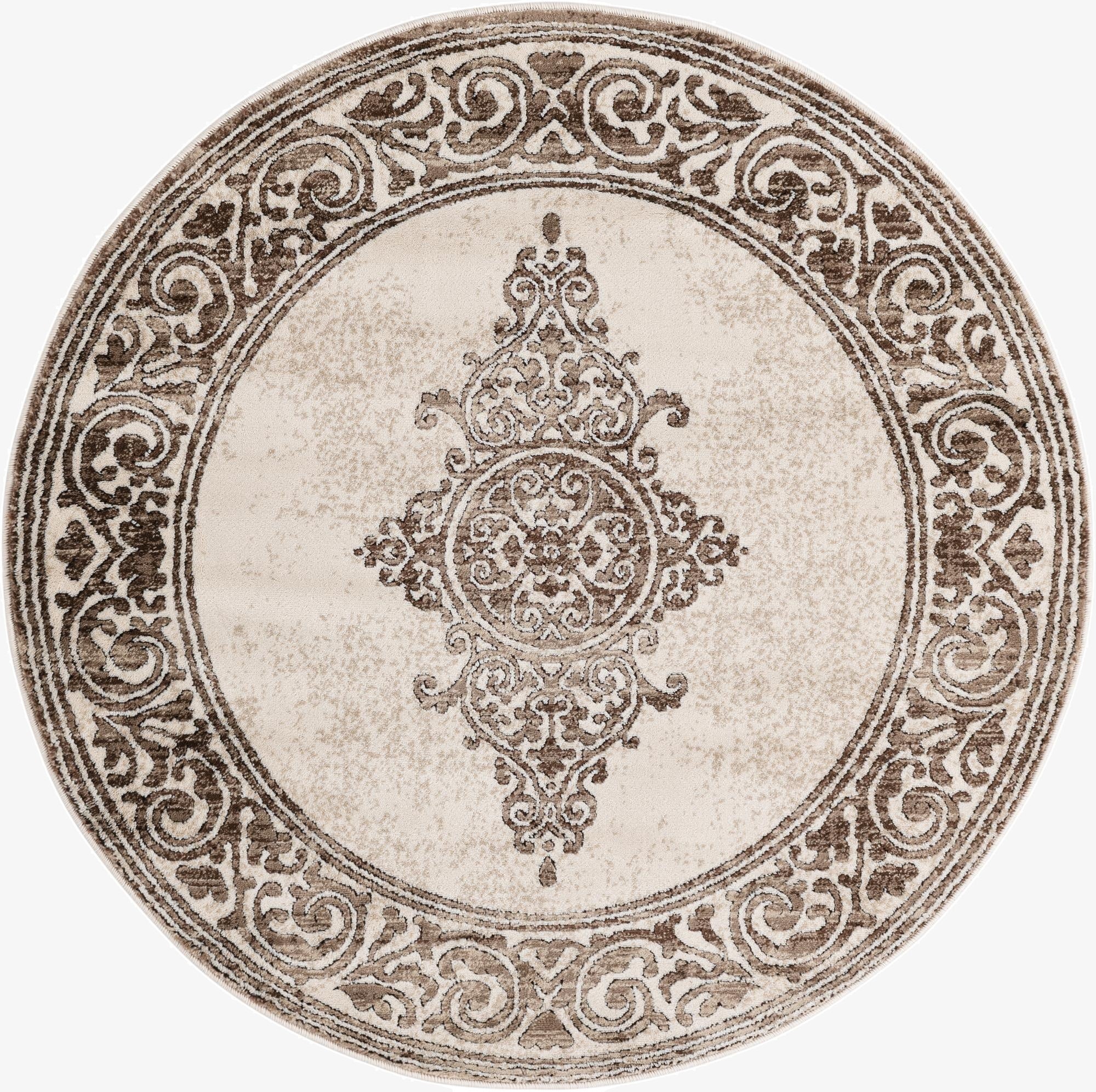  4' x 4' Hermitage Round Rug