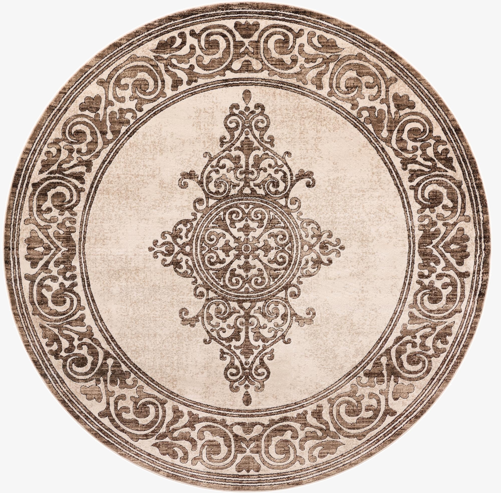  7' 10 x 7' 10 Hermitage Round Rug
