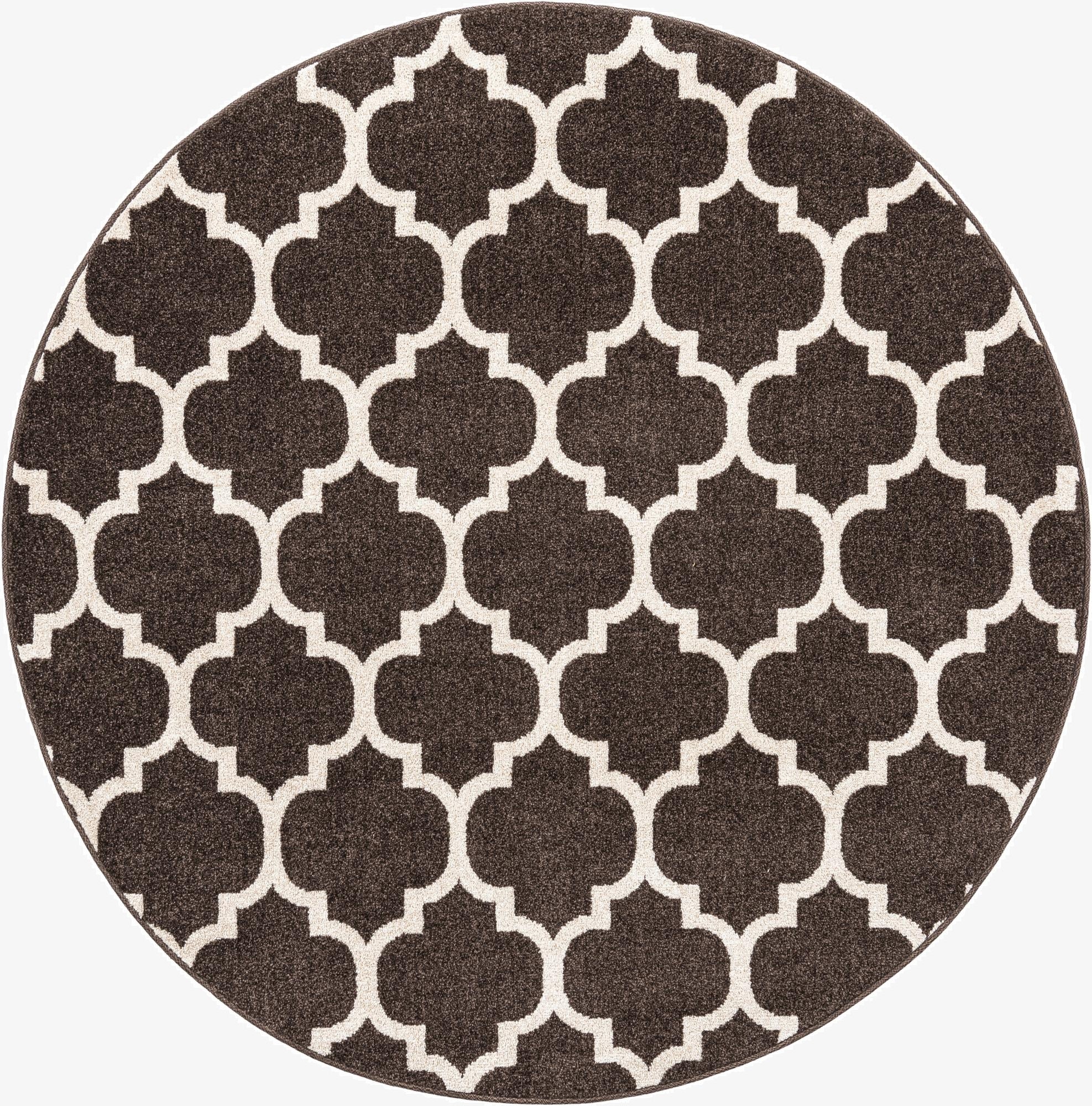  6' x 6' Lattice Round Rug