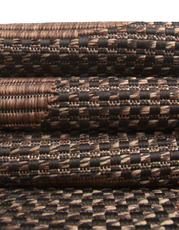 Detail image of 6' x 6' Washable Botanical Indoor / Outdoor Round Rug