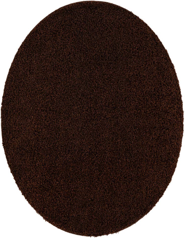 Detail image of  6' x 6' Solid Shag Round Rug