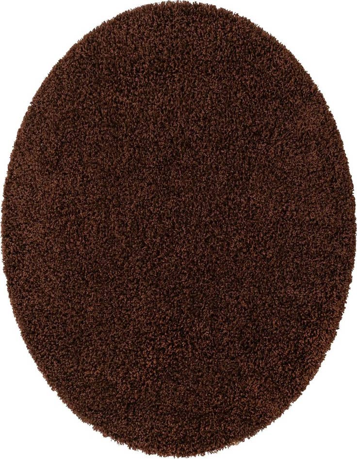 Detail image of  3' x 3' Solid Shag Round Rug