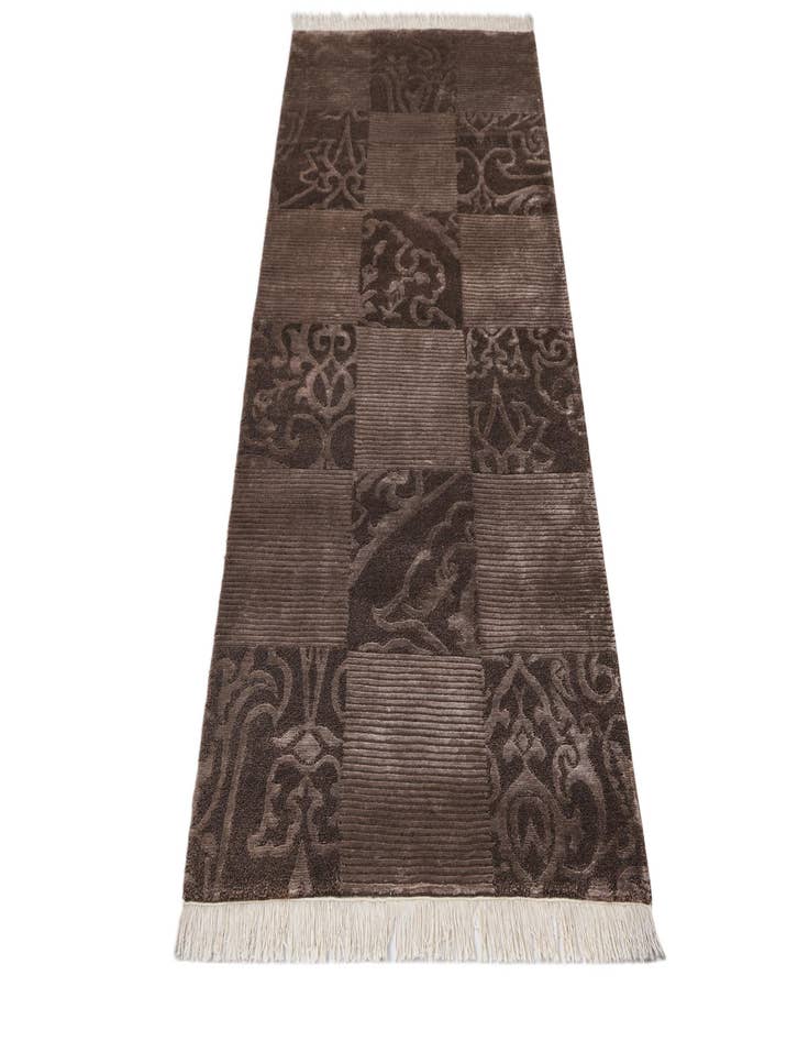 Detail image of  2' 9 x 6' 7  Hand Knotted Darya Wool Runner Rug