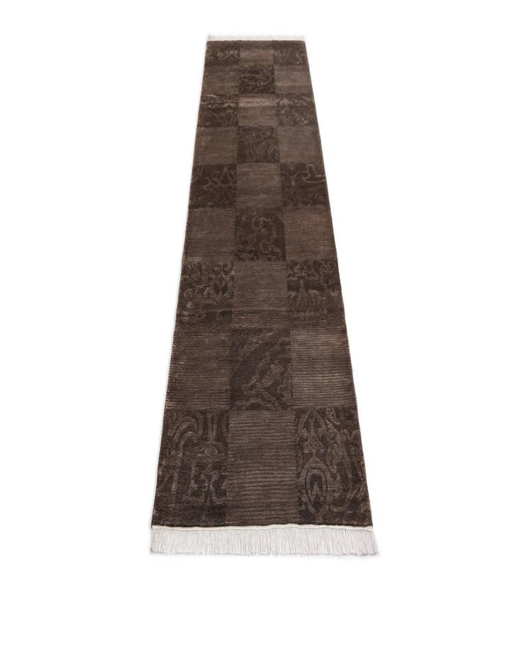 Detail image of  2' 9 x 10' 4  Hand Knotted Darya Wool Runner Rug