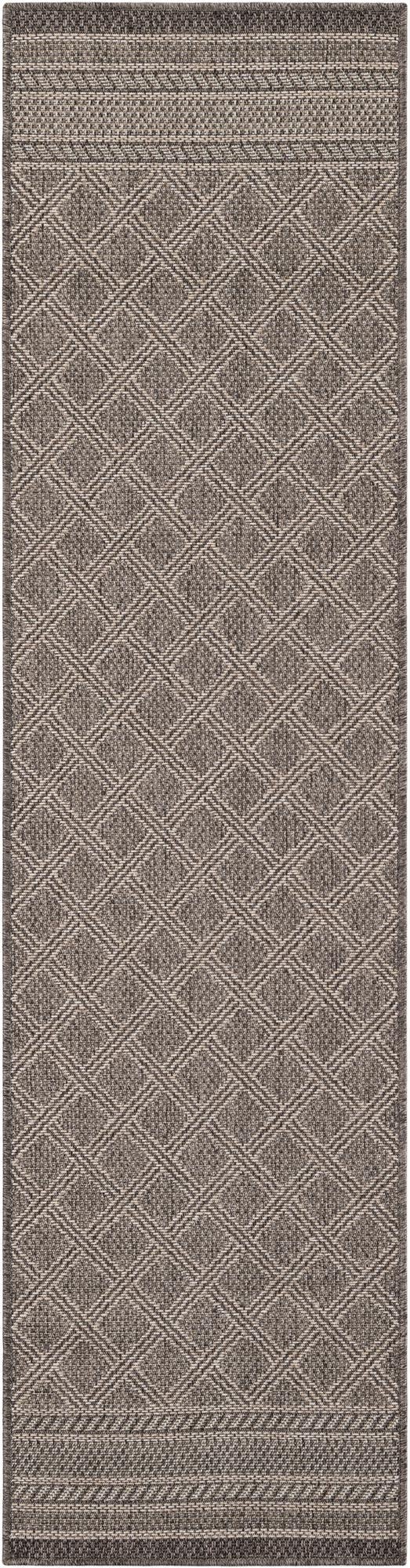  2' x 8'  Washable Lattice Indoor / Outdoor Runner Rug