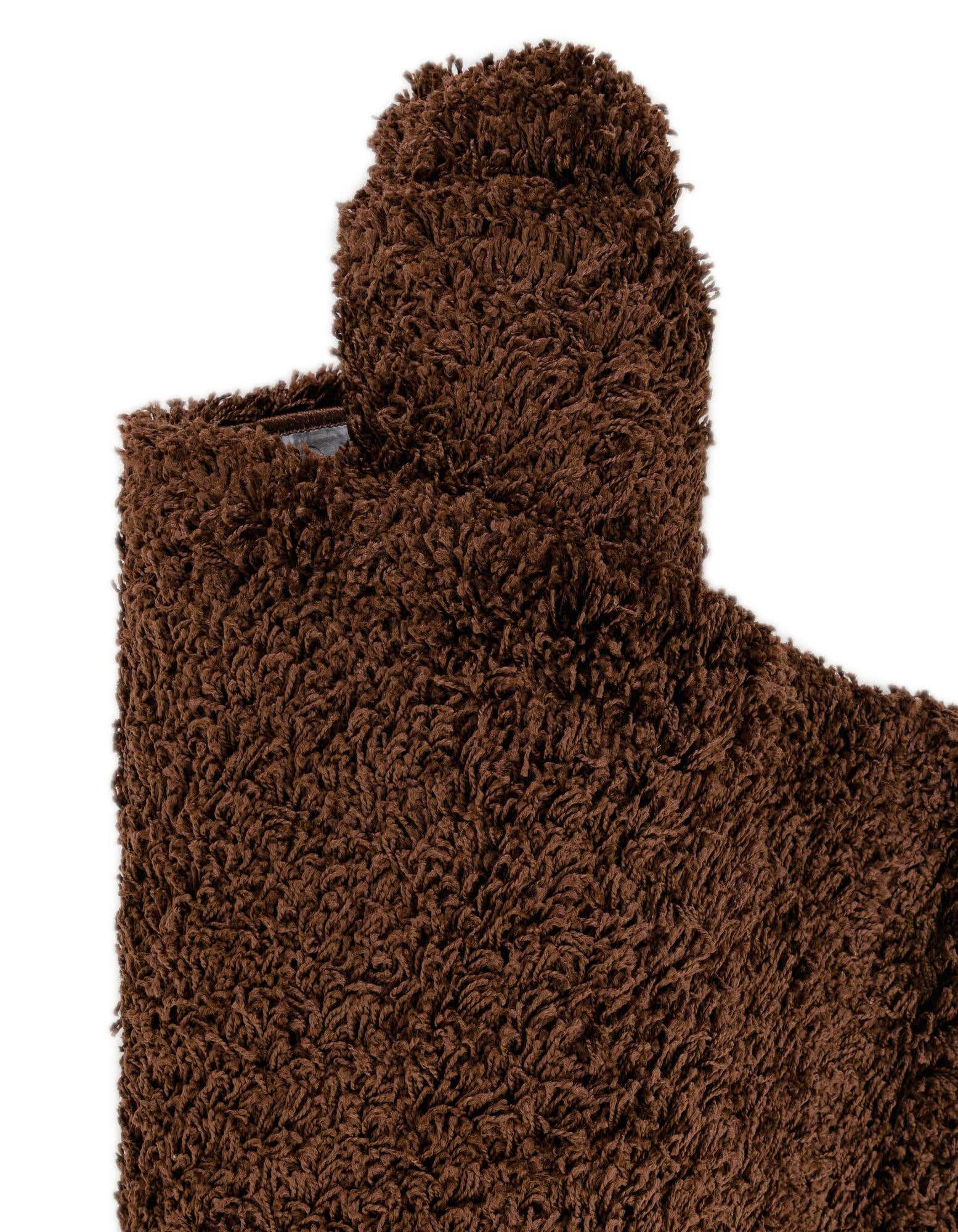 Chocolate Brown 2' x 6' Solid Shag Runner Rug | Rugs.com