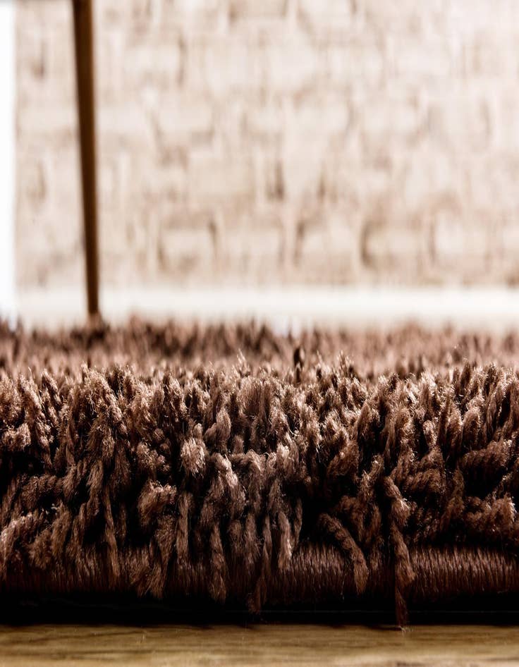 Detail image of  2' 7 x 10' Solid Shag Runner Rug