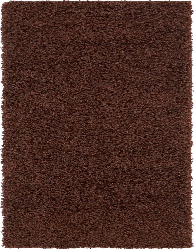 Detail image of  2' x 6' Solid Shag Runner Rug