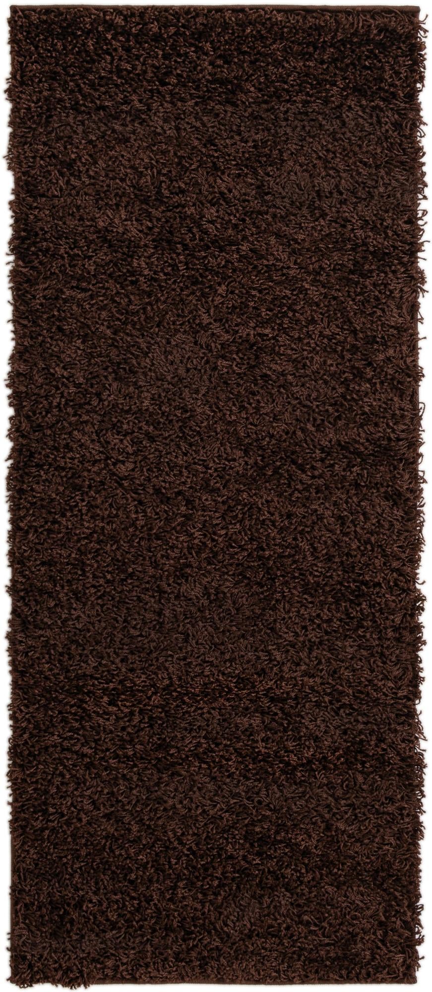 Primary image  2' x 5' Solid Shag Runner Rug