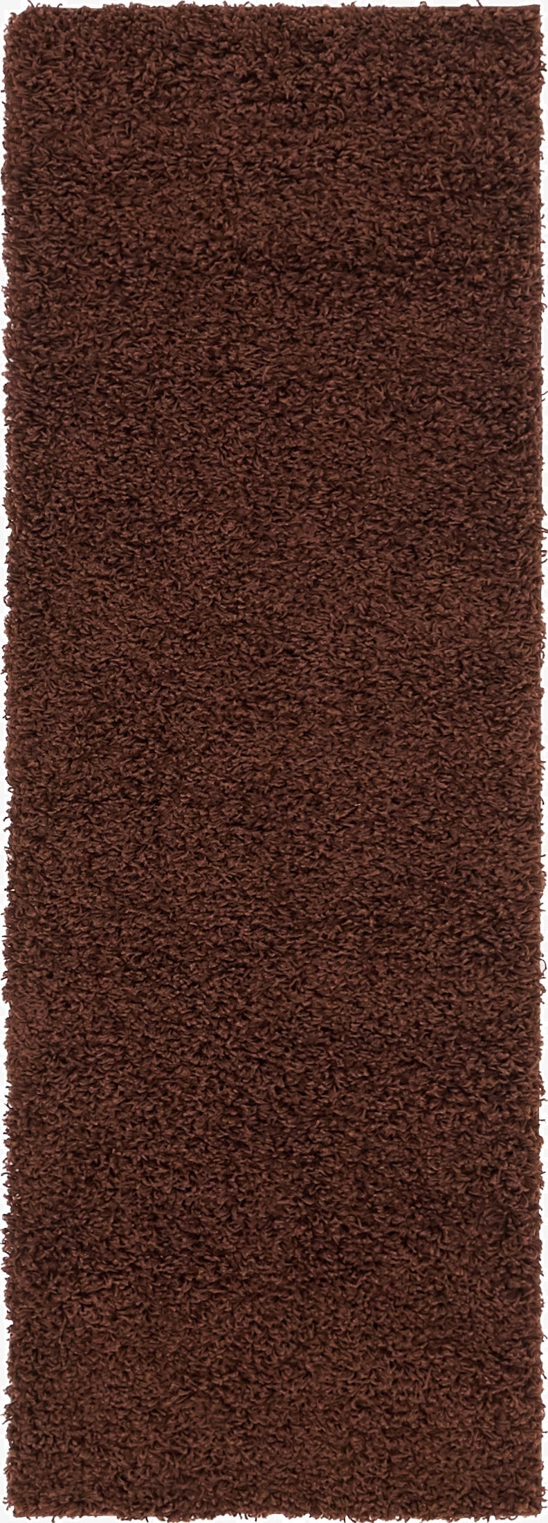  2' x 6' Solid Shag Runner Rug