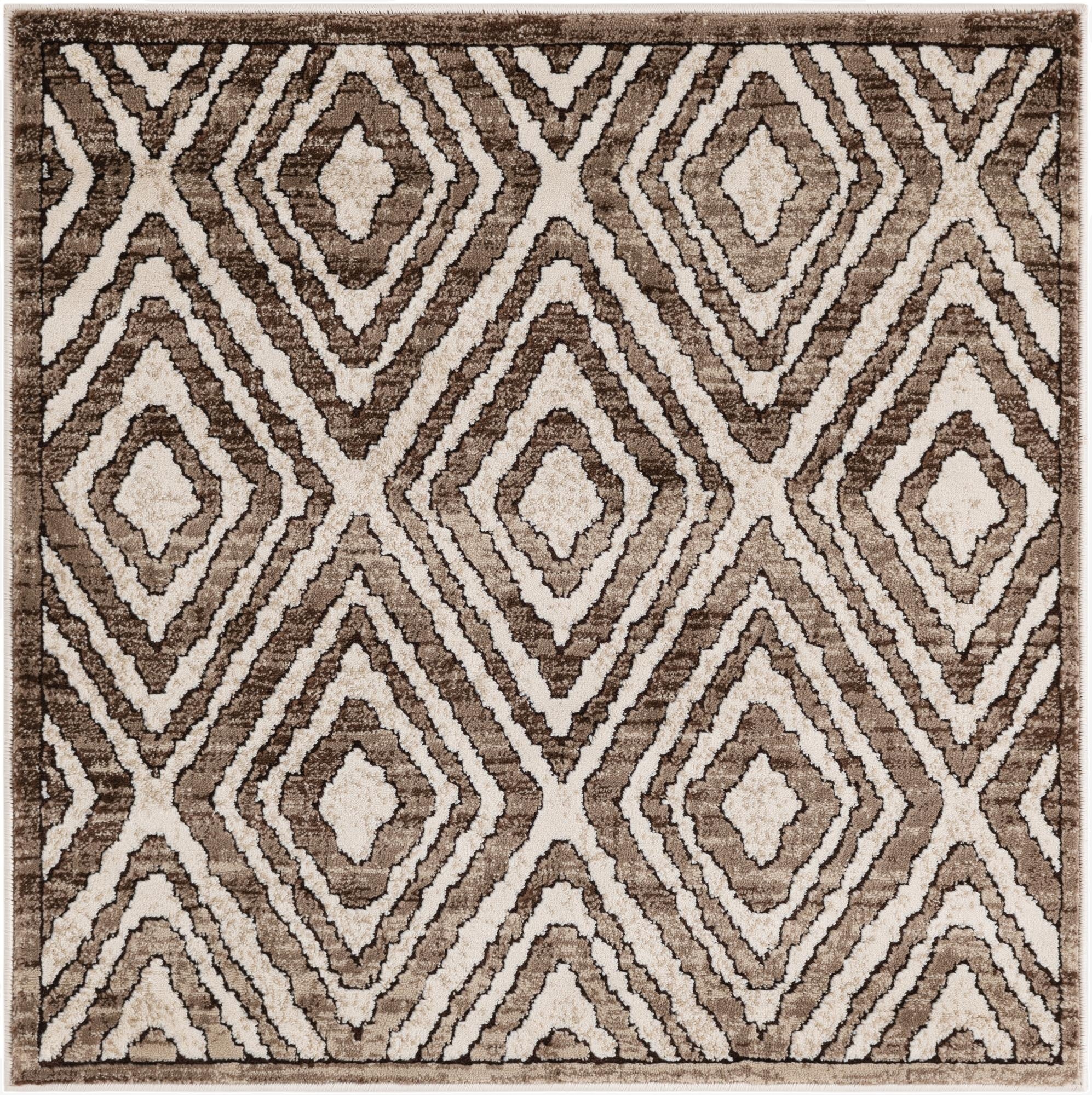  3' 3 x 3' 3 Hermitage Square Rug