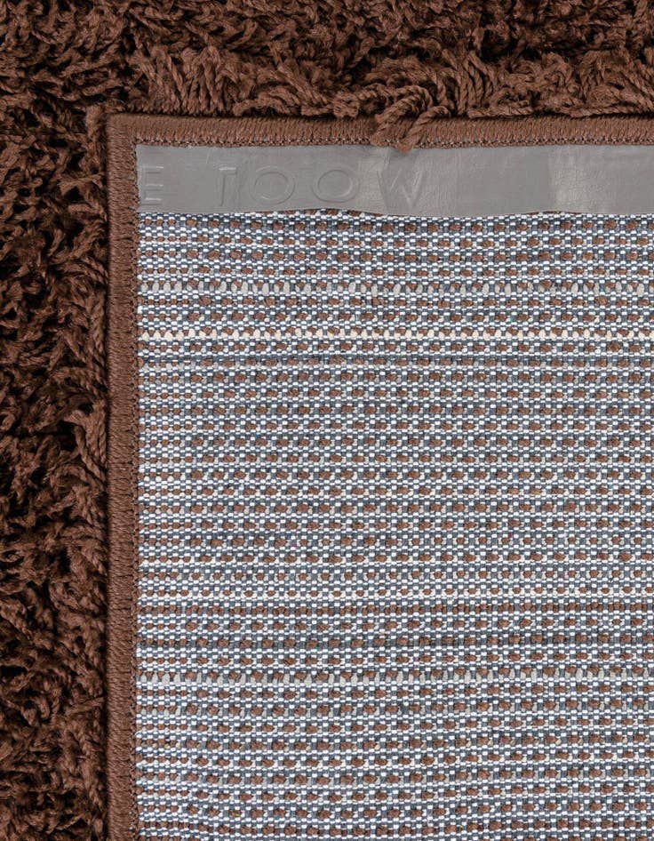 Detail image of  7' 10 x 7' 10 Solid Shag Square Rug