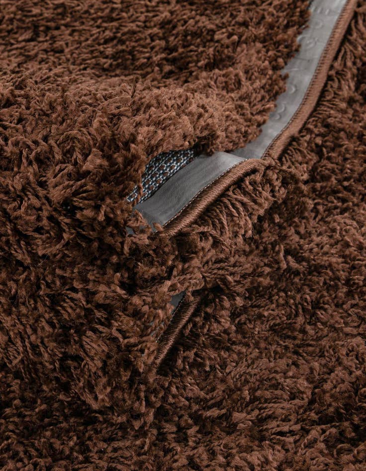 Detail image of  7' 10 x 7' 10 Solid Shag Square Rug