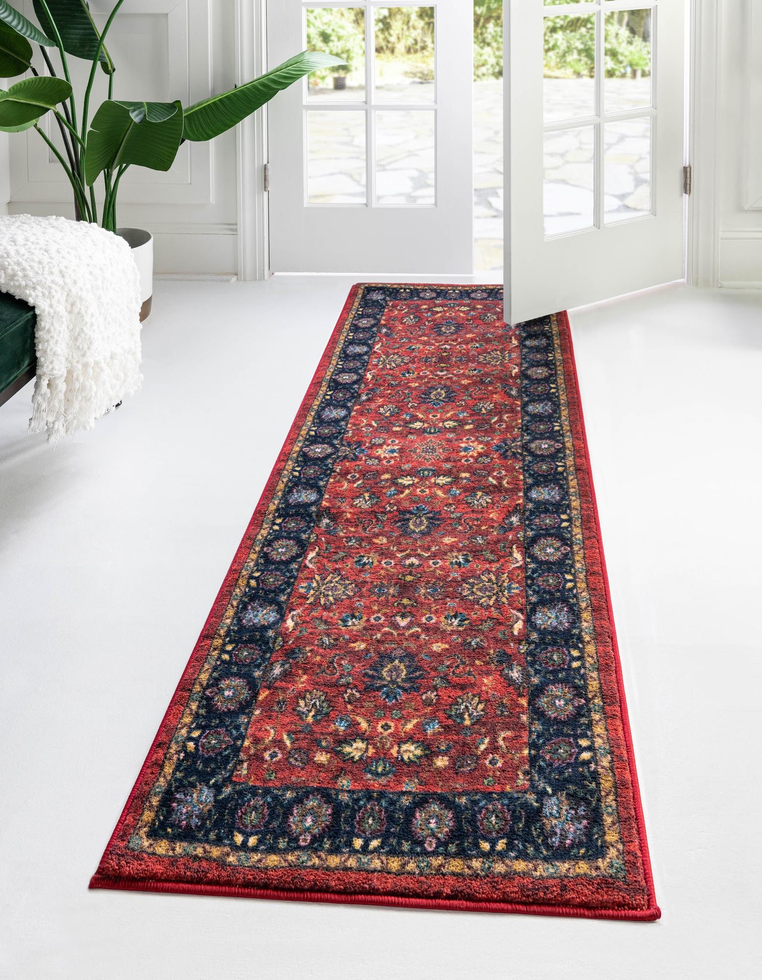 Classic Red 2' 2 x 10' Medina Runner Rug | Rugs.com
