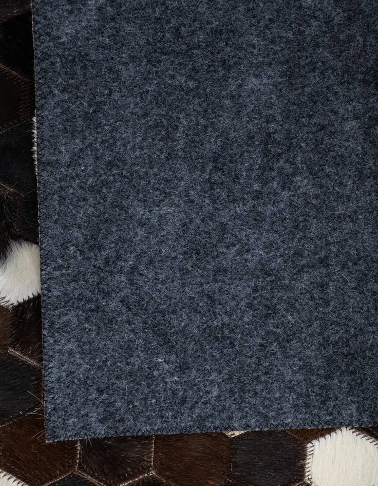 Detail image of  5' x 7' 10 Cowhide Leather Rug