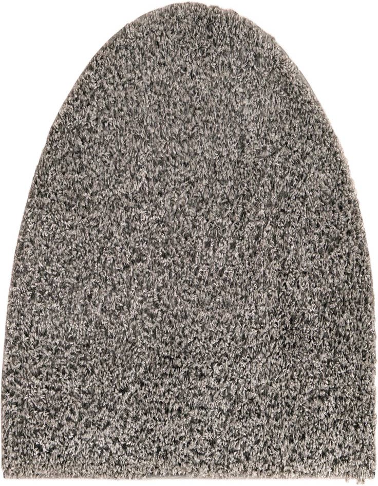 Detail image of  2' 7 x 4' Solid Shag Hearth Rug