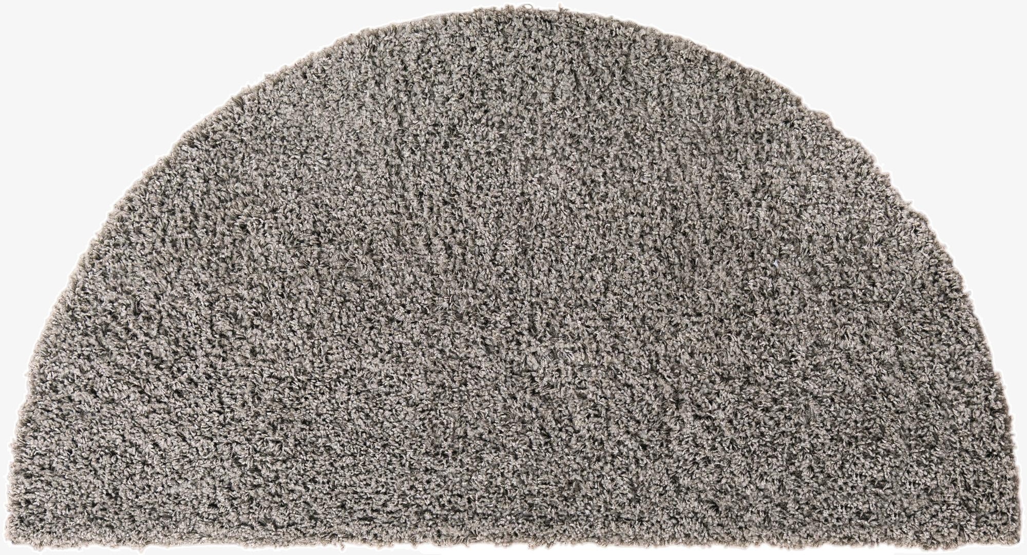  3' x 6' Solid Shag Hearth Rug