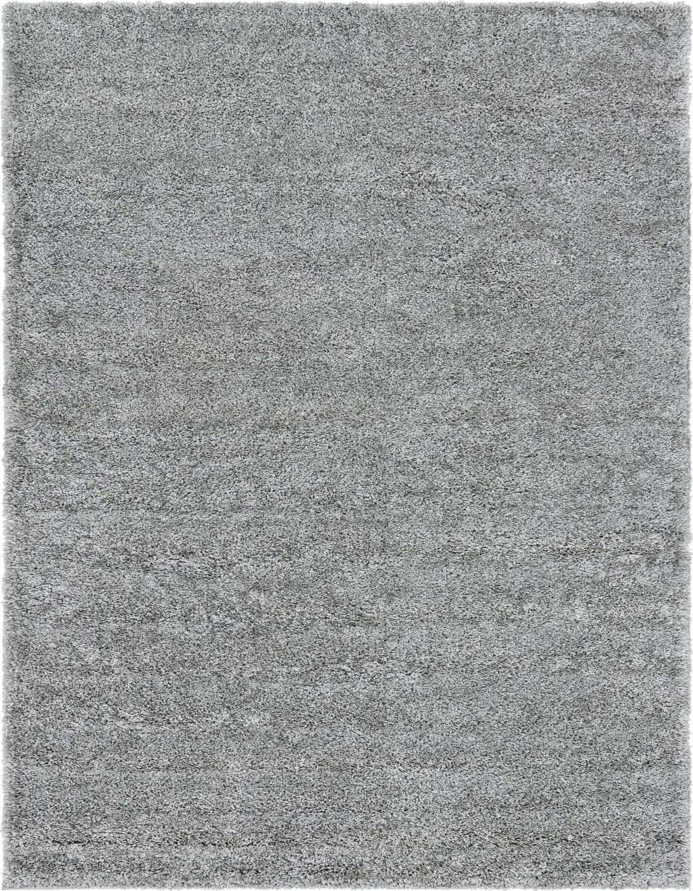 A 4x6 rectangular gray shag rug with a textured pile, perfect for a modern living room or bedroom.