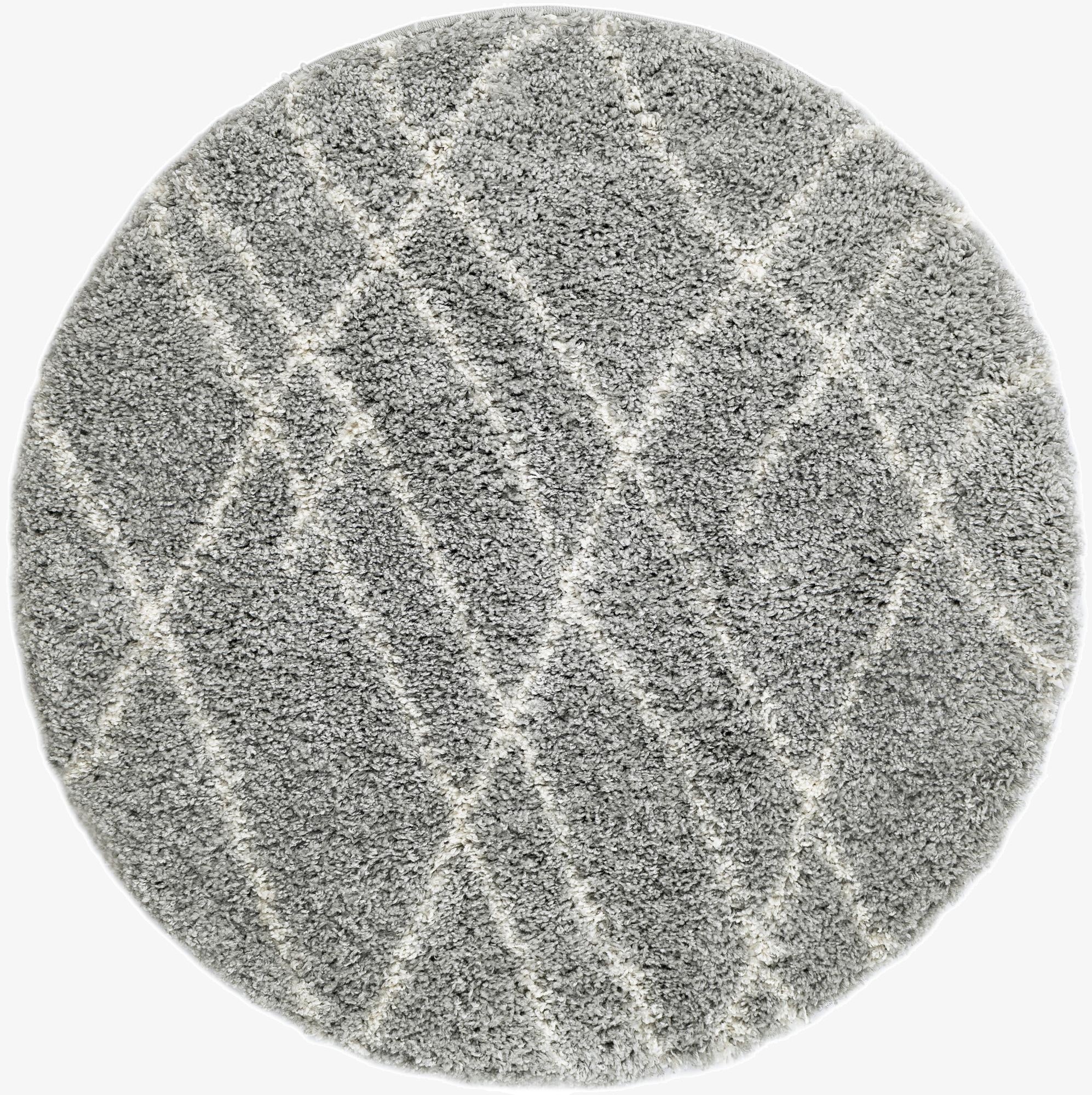  4' x 4' Soft Touch Shag Round Rug