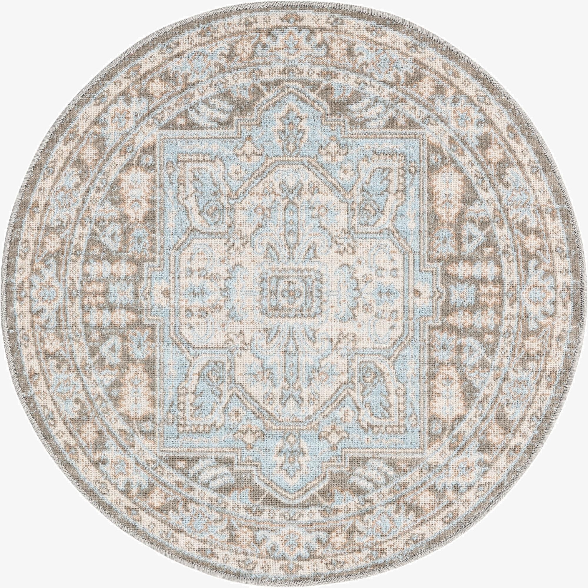  3' 3 x 3' 3 Whitney Round Rug