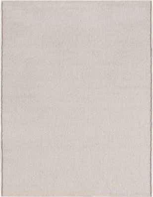 A long, thin 16 ft runner rug in a solid light gray color, suitable for a hallway.