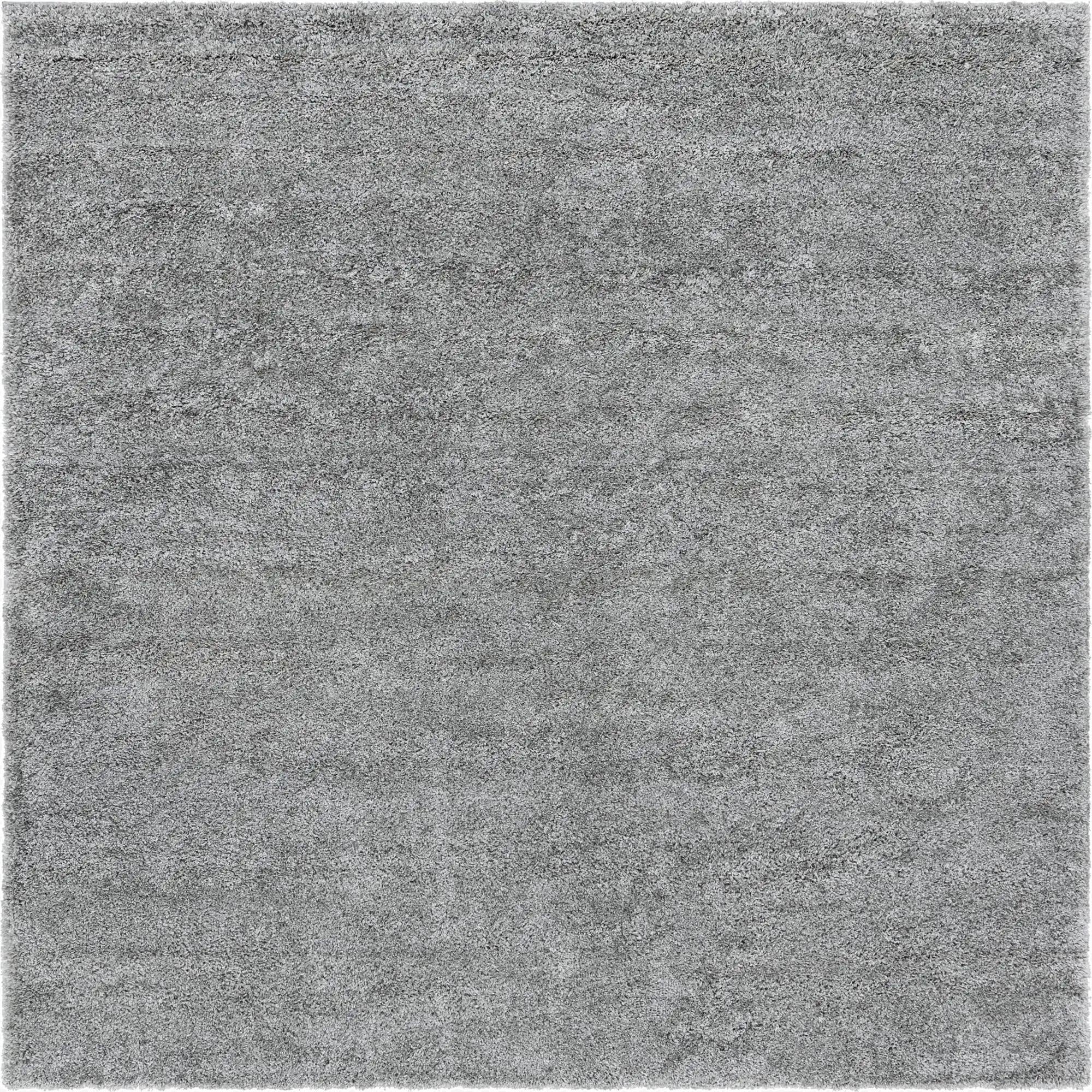  5' x 5' Soft Solid Shag Square Rug