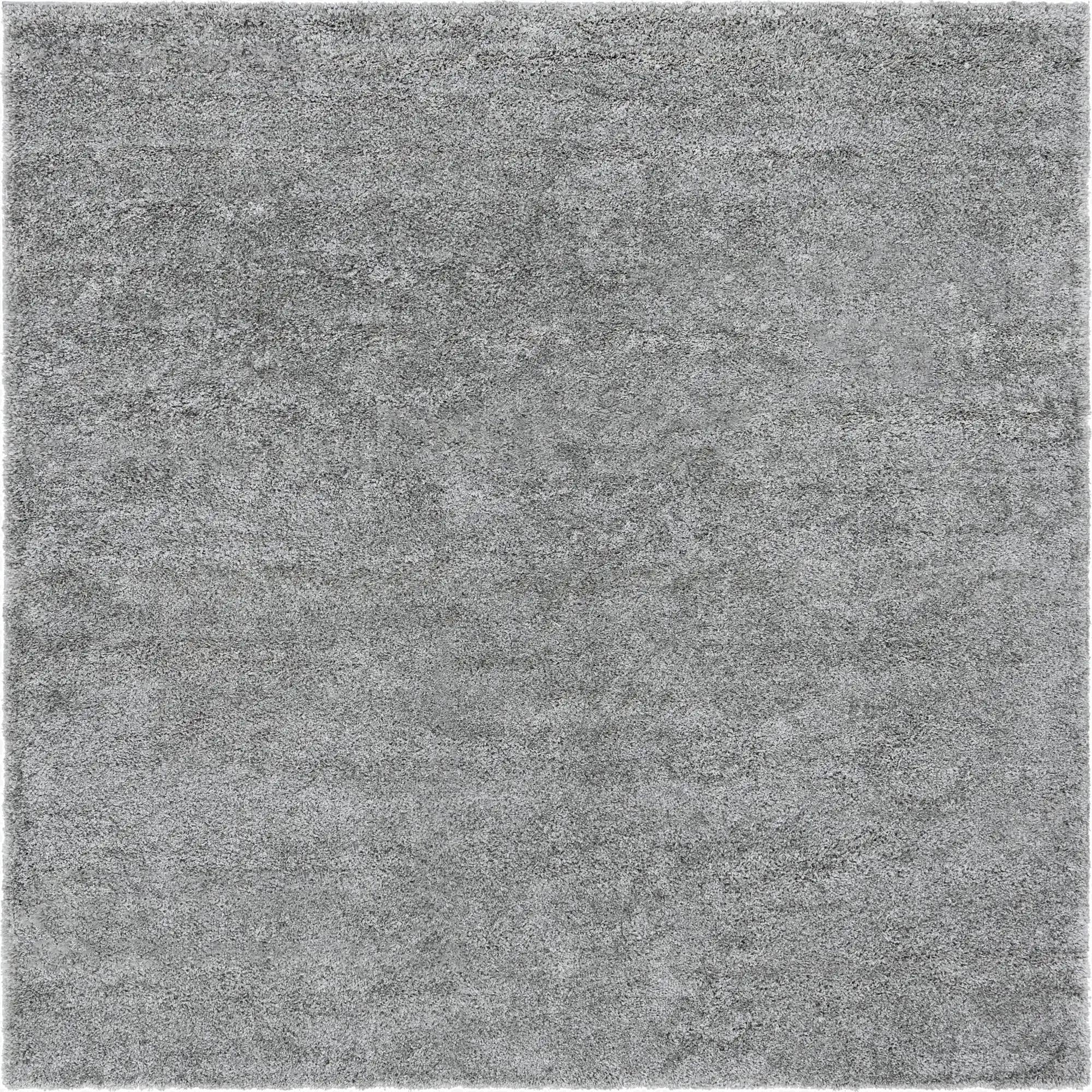  8' x 8' Soft Solid Shag Square Rug