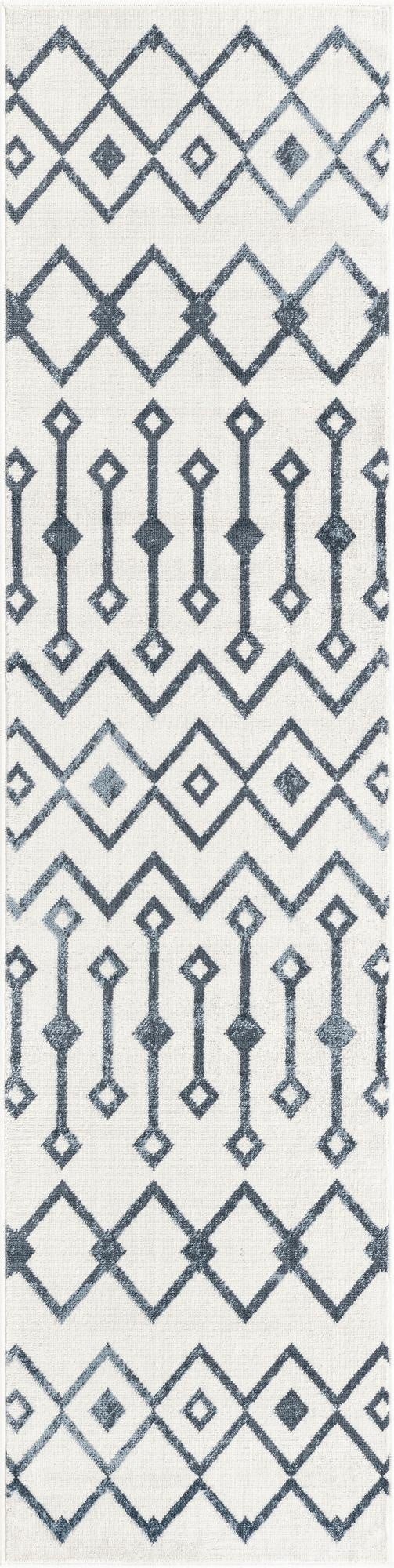  2' x 8' Bohemian Trellis Runner Rug