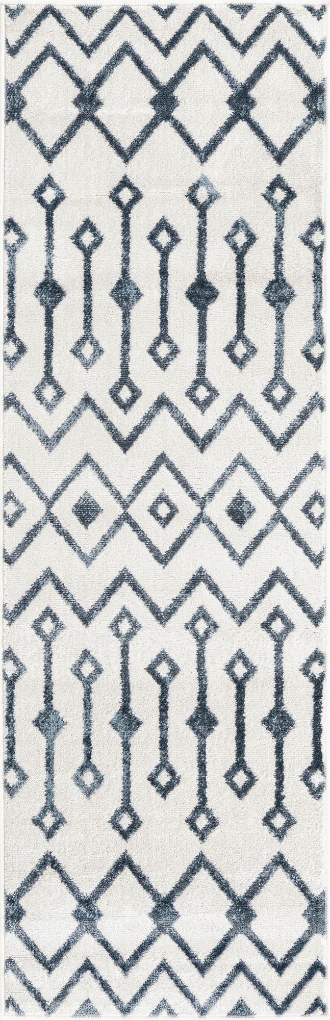  2' x 6' Bohemian Trellis Runner Rug