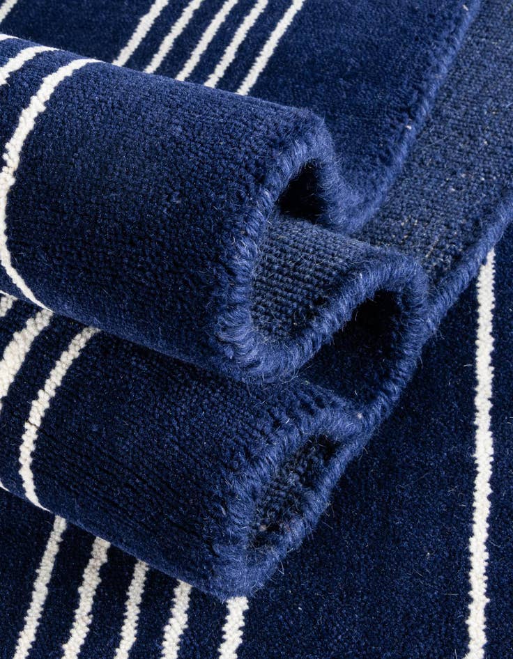 Detail image of  10' x 14' 1 Jill Zarin Striped Wool Rug