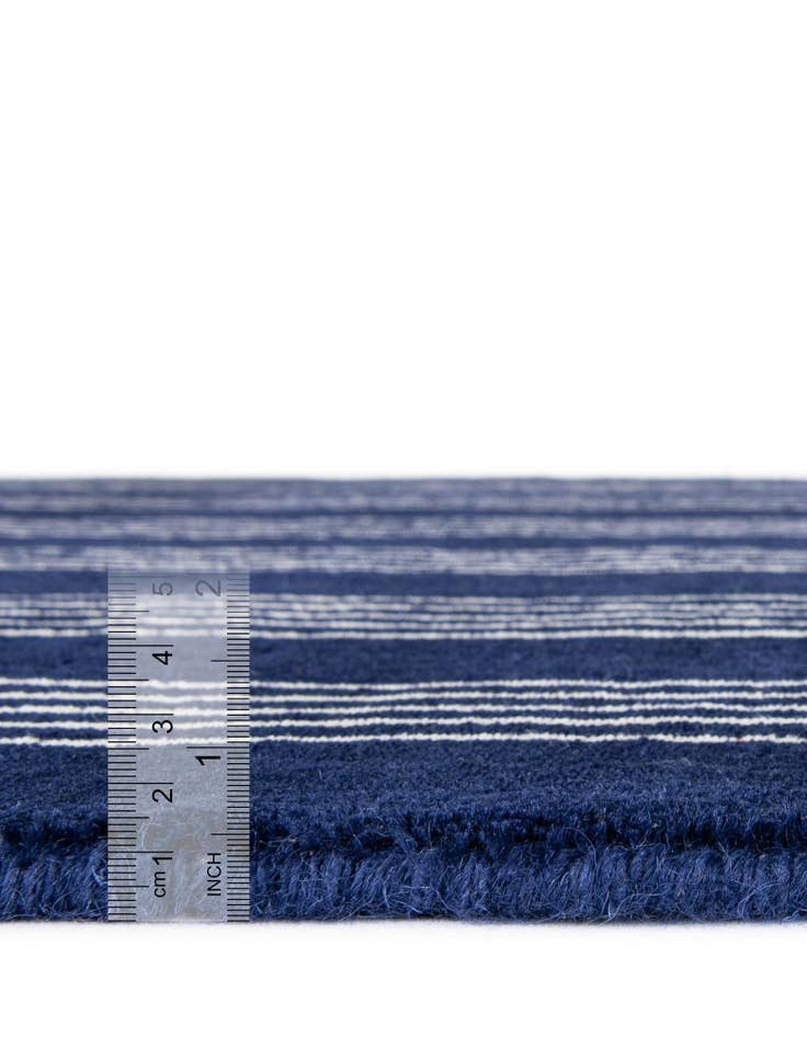 Detail image of  3' 3 x 10' Jill Zarin Striped Wool Runner Rug