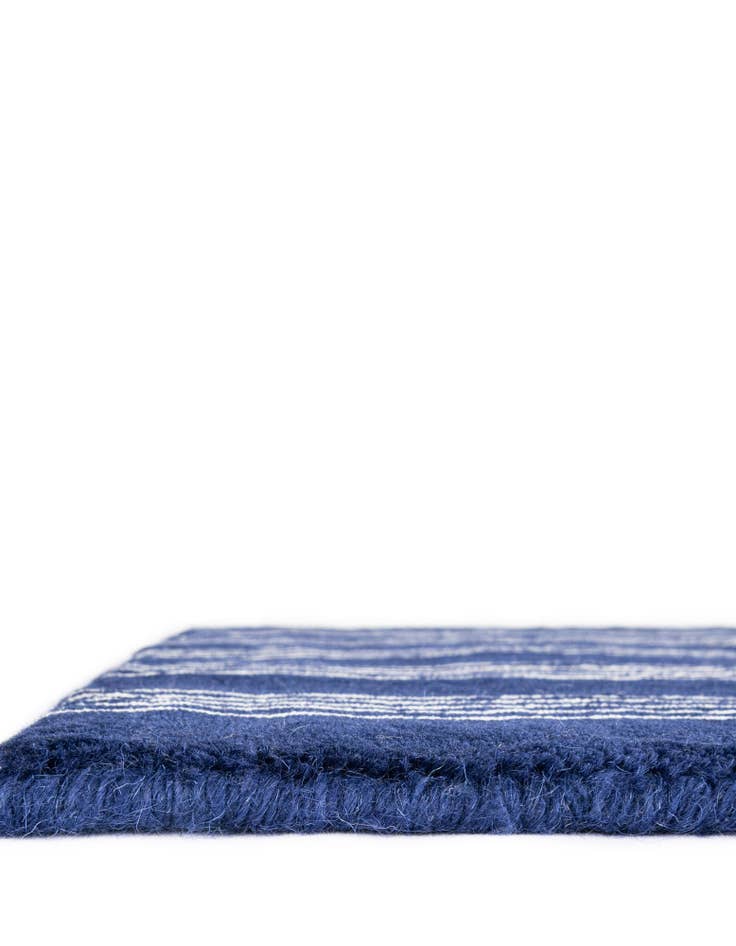 Detail image of  3' 3 x 10' Jill Zarin Striped Wool Runner Rug