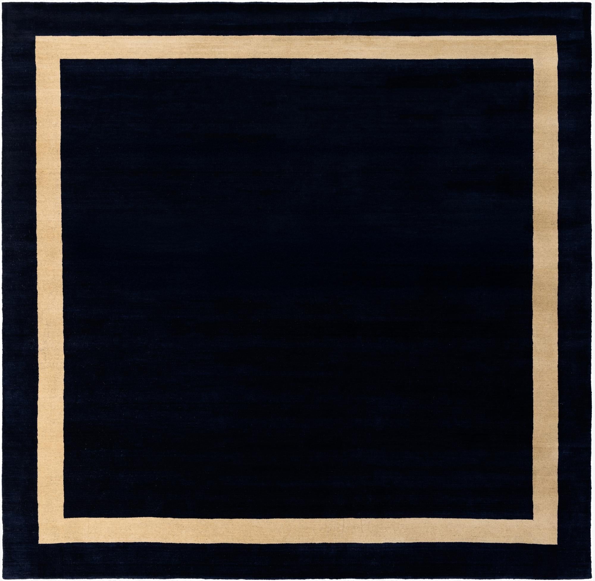  10' x 10' Jill Zarin Border Wool Square Rug