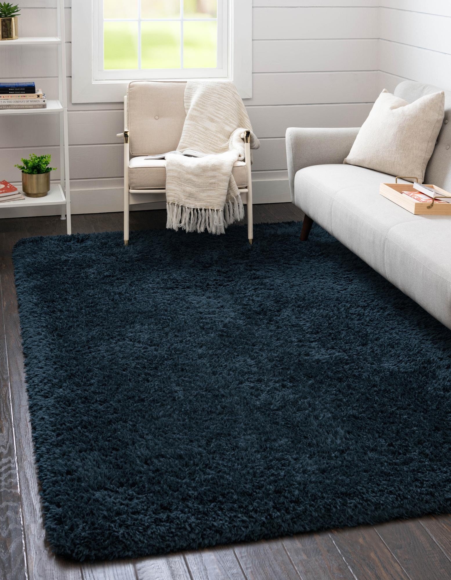 Cobalt 5' x 8' Infinity Shag Rug | Rugs.com