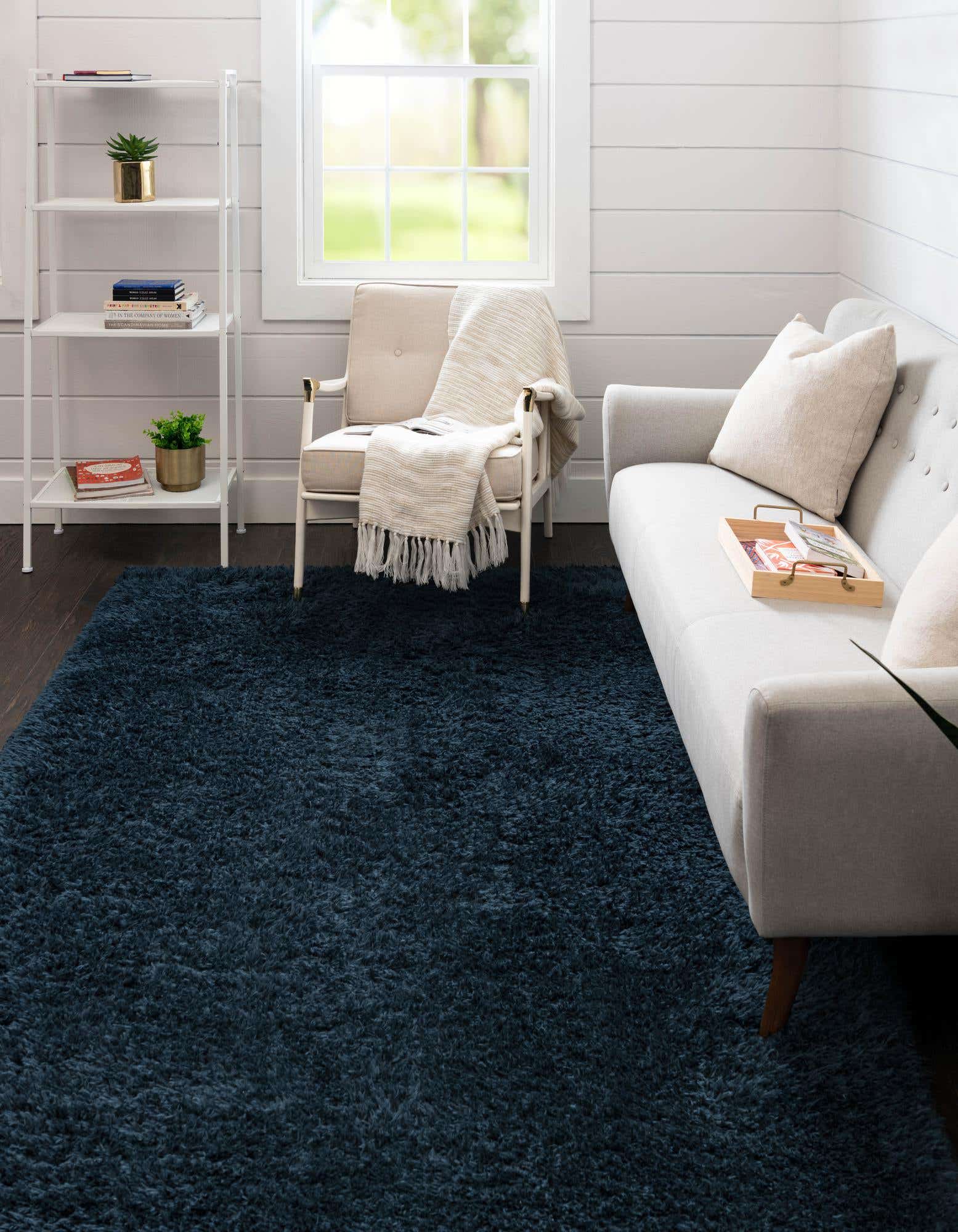 Cobalt 5' x 8' Infinity Shag Rug | Rugs.com