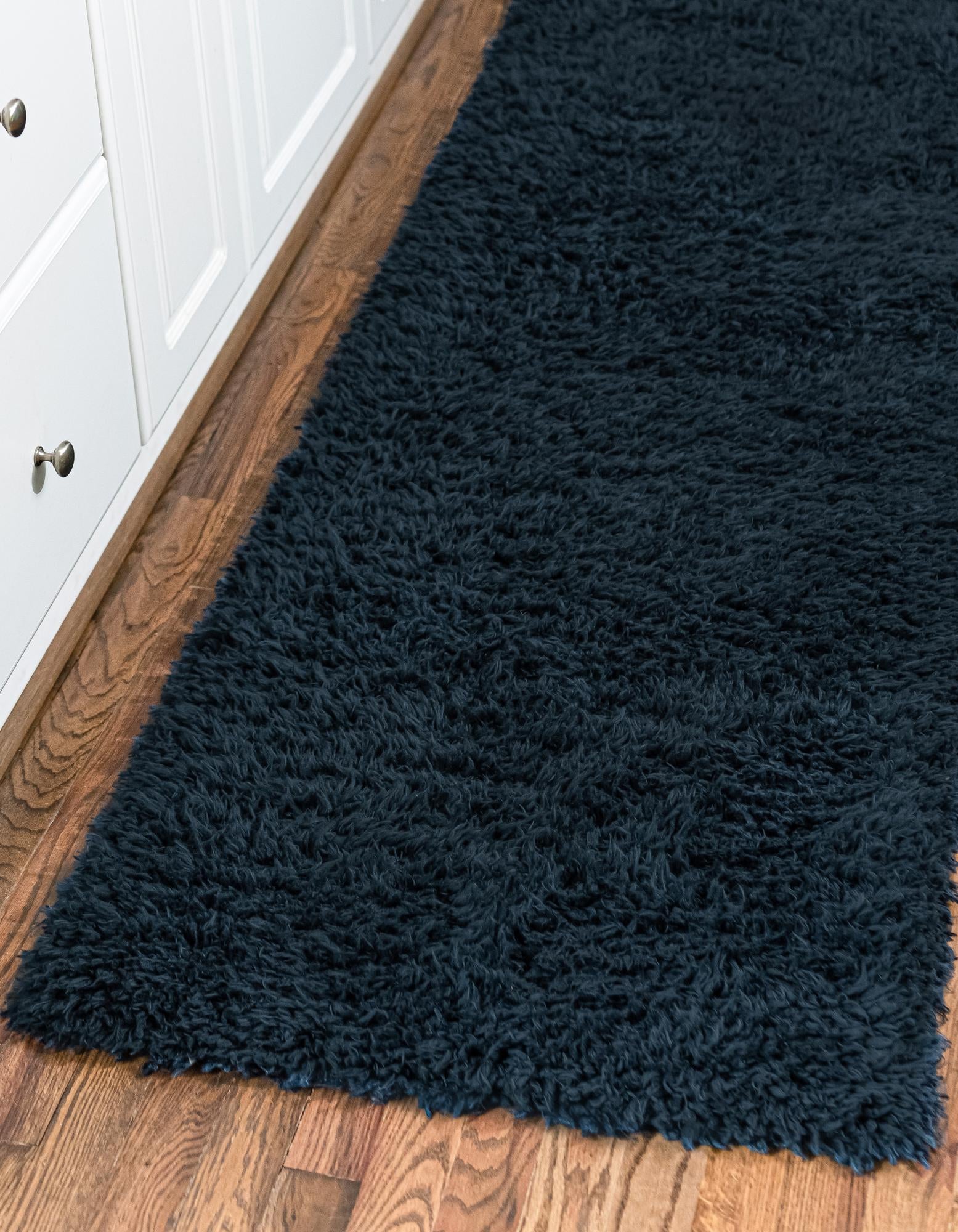 Cobalt 2' 7 x 10' Infinity Shag Runner Rug | Rugs.com