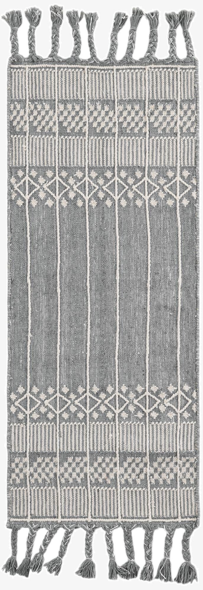  2' 2 x 5' 1  Washable Eco Bohemian Indoor / Outdoor Runner Rug