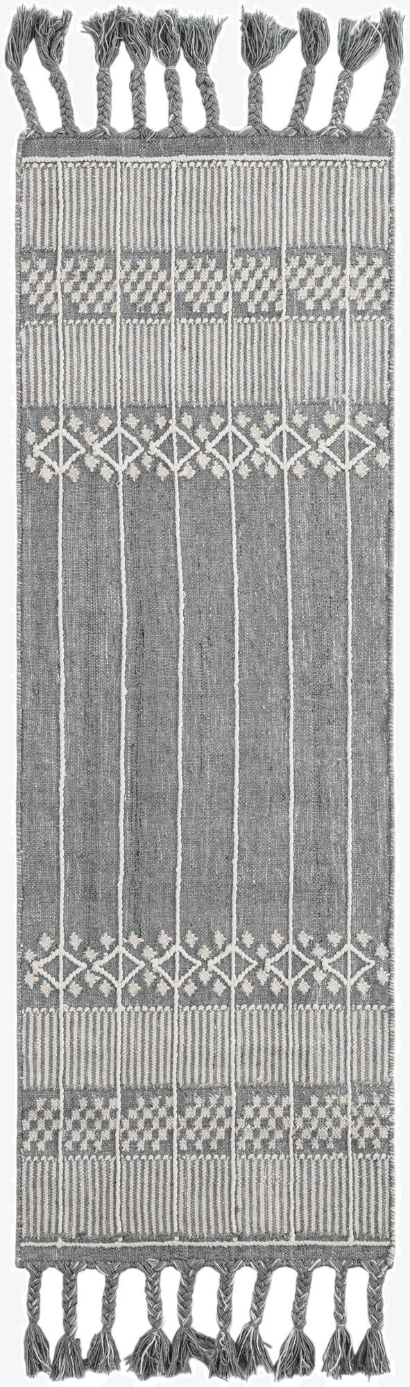  2' 2 x 6' 7  Washable Eco Bohemian Indoor / Outdoor Runner Rug