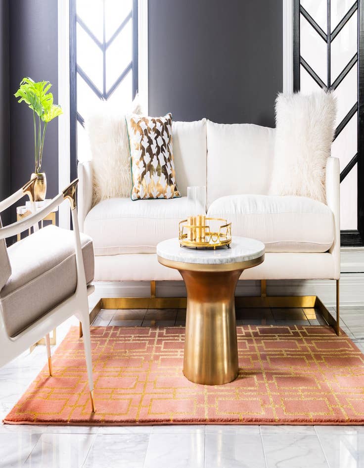 Detail image of 5' x 8' Marilyn Monroe&trade; Glam Deco Rug