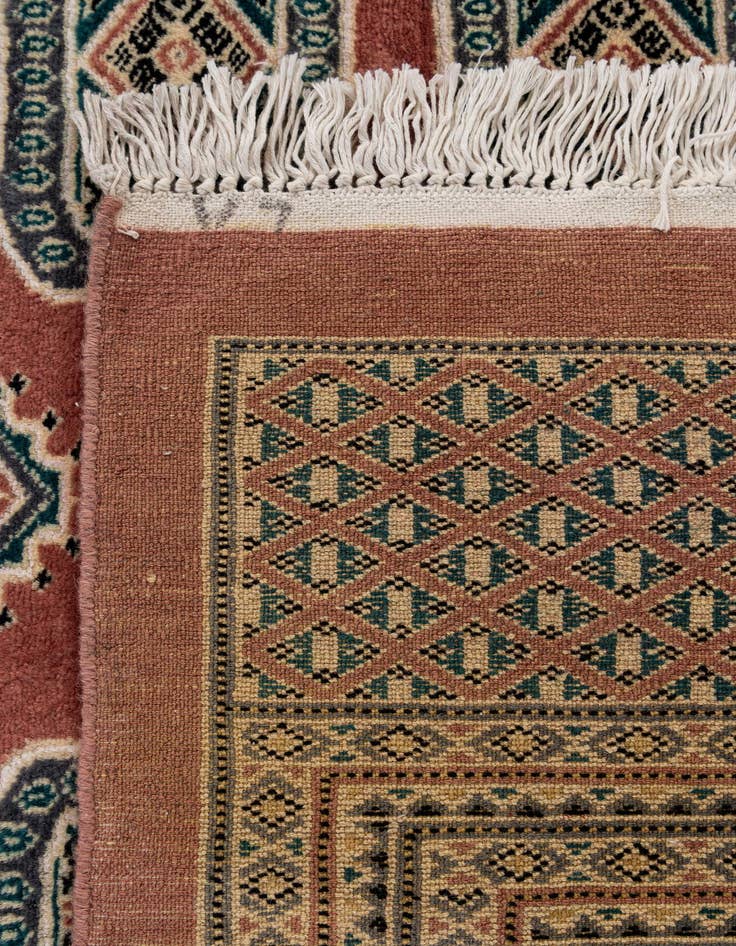 Detail image of  7' 1 x 10' 1  Hand Knotted Bokhara Oriental Rug